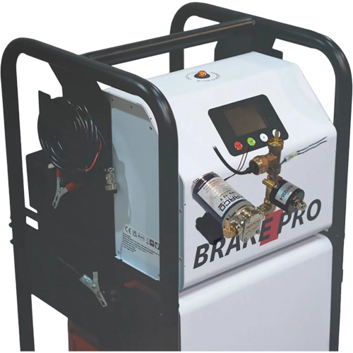 Pompette de purge de frein Brake-Pro &agrave; structure haute avec adaptateurs Equipex