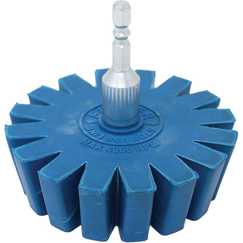 Roue &agrave; gomme &agrave; engrenage conique avec adaptateur d'arbre &agrave; connexion rapide Equipex