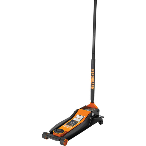 Cric rouleur &agrave; levage &eacute;lev&eacute; avec manche en 2 morceaux, 3,5 tonne(s) Capacit&eacute;, 3-7/20" Abaiss&eacute;e, Hydraulique &agrave; main Equipex