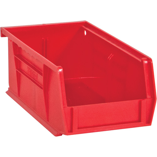 Bacs Hook-On Bins, 4" la x 3" H x 7" p, Rouge, Capacit&eacute; 10 lb Equipex
