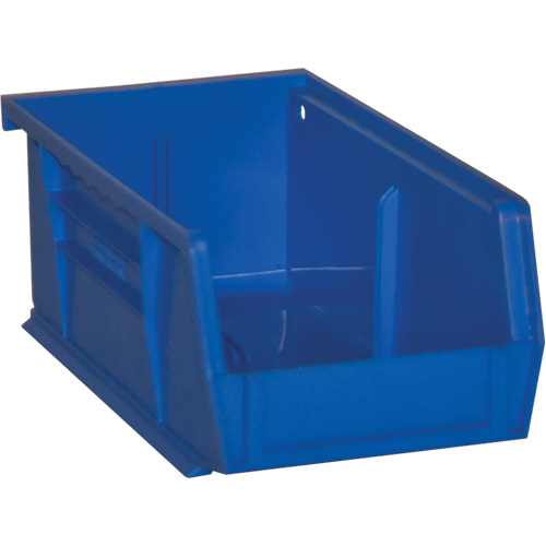 Hook-On Bins, 4" W x 3" H x 7" D, Blue, 10 lbs. Capacity Equipex