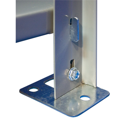 Patte d'assise pour rayonnage enclenchable Interlok Equipex
