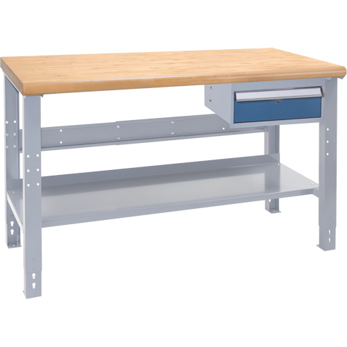 &eacute;tabli industriel, Cap 1000 lb, 60" la x 36" p, 34" h Equipex