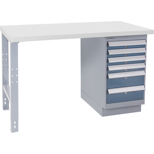 Industrial Duty Workbench, 30" W x 72" D x 34" H, 1000 lbs. Capacity Equipex