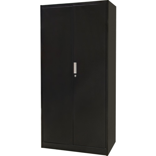 Combination Storage Cabinet, 36" W x 18" D x 72" H, Black Equipex