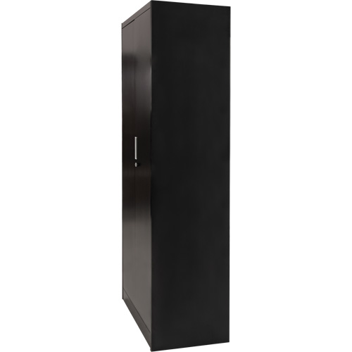 Combination Storage Cabinet, 36" W x 18" D x 72" H, Black Equipex