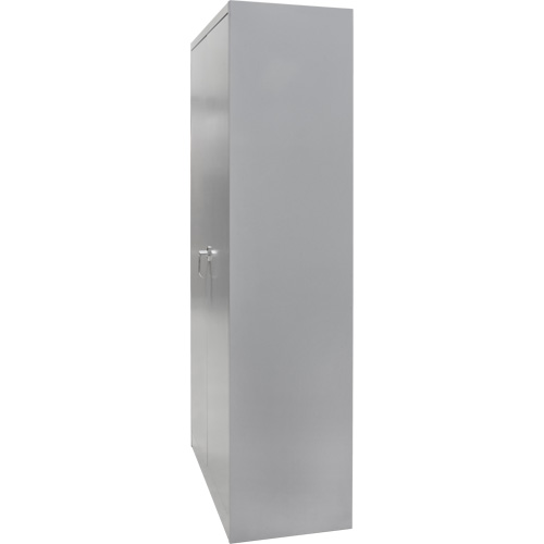 Armoire garde-robe, Acier, 36" la x 18" p x 72" h, Gris Equipex