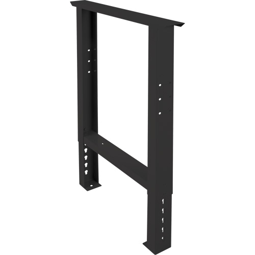 Industrial Duty Leg for Workbench, Steel, 24" D x 34" H, Single Equipex