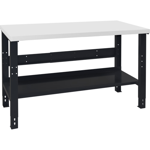 Industrial Duty Workbench, 60" W x 24" D x 34" H, 1000 lbs. Capacity Equipex