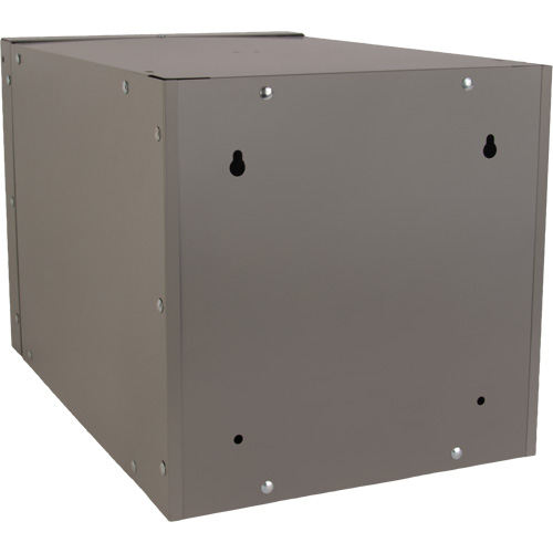 Casier cubique empilable, 12" x 18" x 12", Acier, Gris, D&eacute;mont&eacute; Equipex