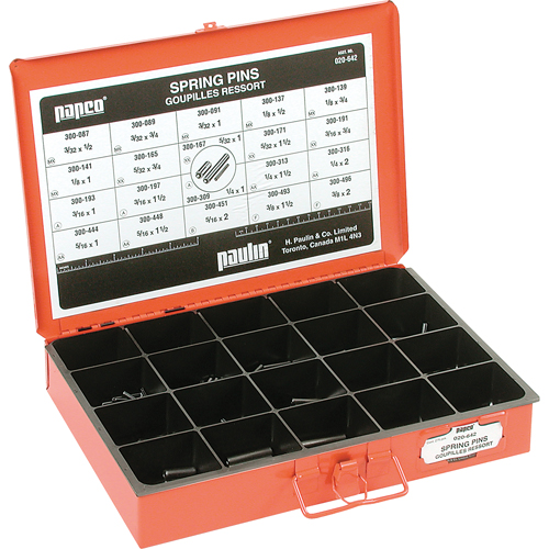 Assortiments de goupilles ressort fendues Equipex