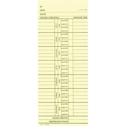 Cartes de temps Equipex