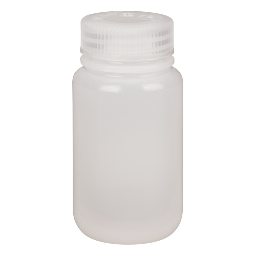 Wide-Mouth Bottles, Round, 4 oz., Plastic Equipex