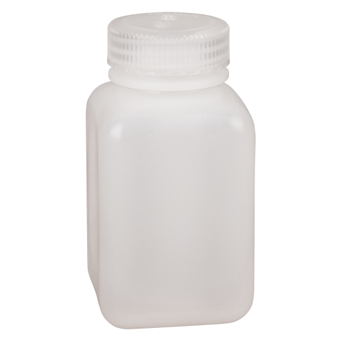 Bouteilles peu encombrantes &agrave; prise facile, Carr&eacute;e, 8 oz, Plastique Equipex