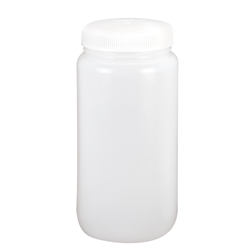 Bouteilles &agrave; large ouverture, Ronde, 1 gal., Plastique Equipex