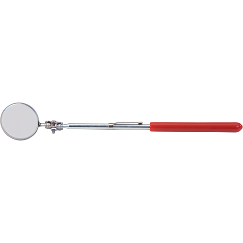 Inspection Mirror, Circular, 1-1/4" L x 1-1/4" W, Non Telescopic Equipex