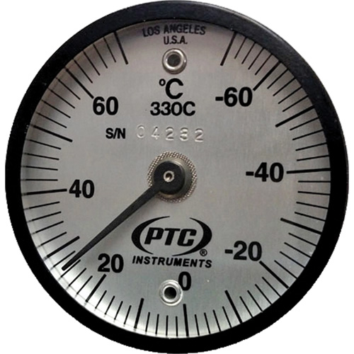 Magnetic Surface Thermometer, Contact, Analogue, -56.7-21.1°F (-70-70°C) Equipex
