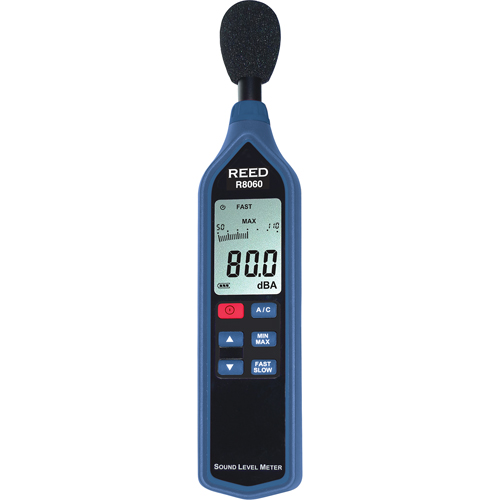Sonom&egrave;tre avec certificat de calibration, Gamme de mesure 30 - 90 dB/50 - 110 dB/70 - 130 dB Equipex