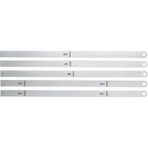 Thickness Gauges or "Feeler" Stock Equipex