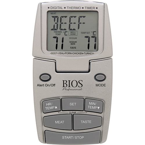 Meat Thermometer, Contact, Digital, 14-392°F (10-200°C) Equipex