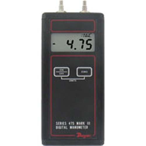 Manom&egrave;tre, Num&eacute;rique, 0 - 19,99 po en c.e./0 - 4,97 kPa Equipex