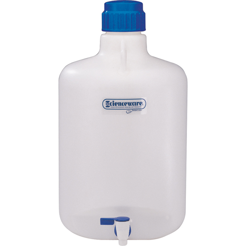 Bonbonne en polypropyl&egrave;ne robuste, Capacit&eacute; de 10 L Equipex