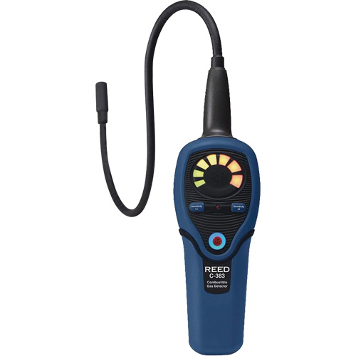 Combustible Gas Leak Detector, 5.0 ppm, Display & Sound Alert Equipex