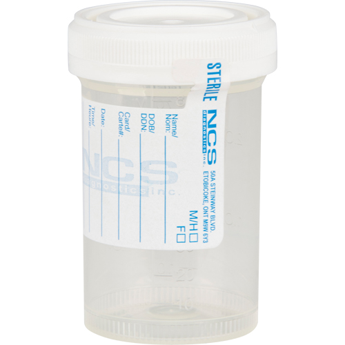 Contenant st&eacute;rile de 90ml, Transparent Equipex
