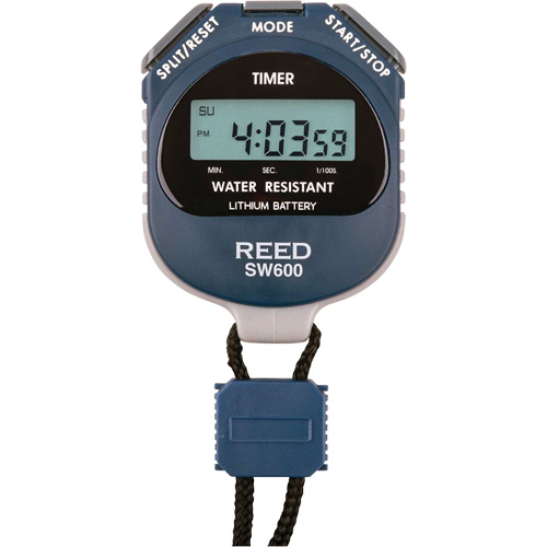 REED SW600 Stopwatch, Digital, Water Resistant Equipex