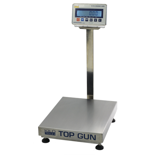 Balances &agrave; plateau &eacute;lectroniques Top Gun, 18" lo x 12" la, Capacit&eacute; de 300 lb Equipex