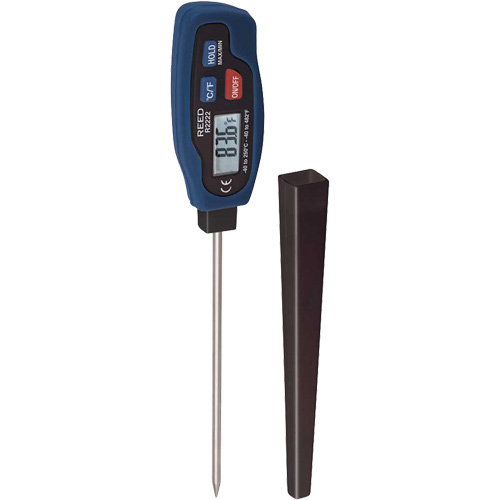 R2222 Stem Thermometer, Contact, Digital, -40-482°F (-40-250°C) Equipex