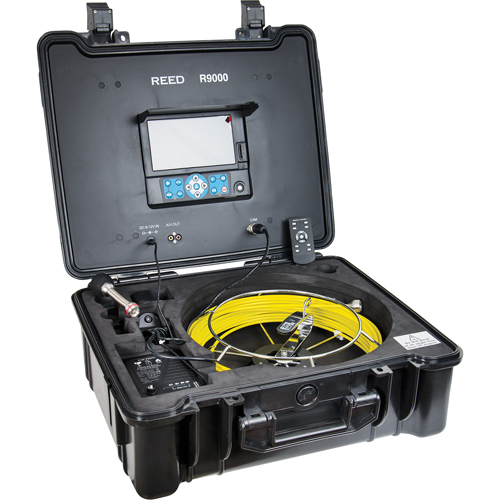 Pipe Video Inspection System, 7" Display, 23 mm (0.9") Camera Head Equipex
