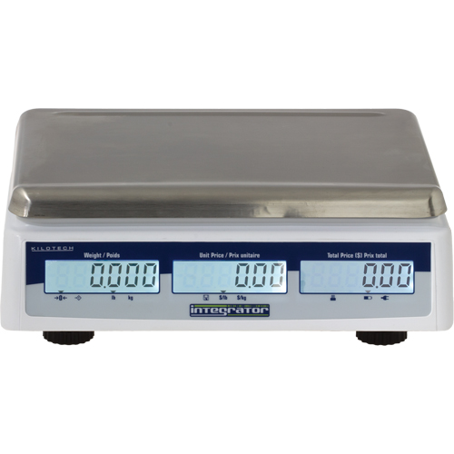Integrator C30 Price Computing Scale, 60 lbs. / 30 kg. Cap., 0.02 lbs. / 0.005 kg. Graduations Equipex