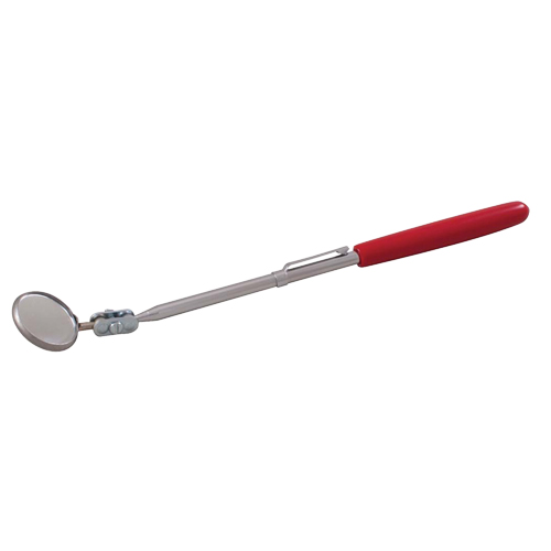 Inspection Mirror, Circular, 7/8" L x 7/8" W, Non Telescopic Equipex