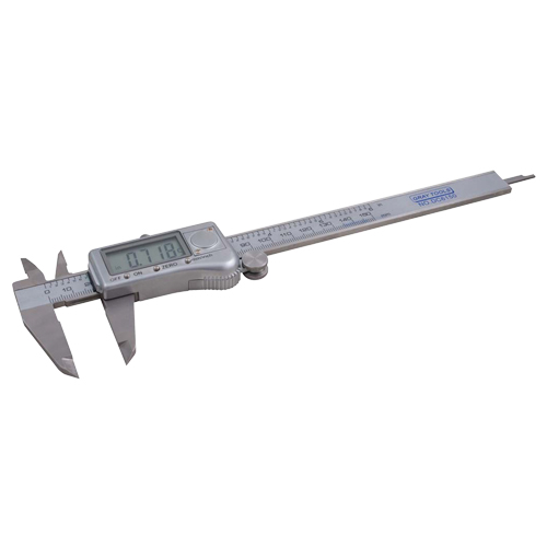 Digital Caliper, 0.0005" (0.01 mm) Resolution, 8" Range Equipex