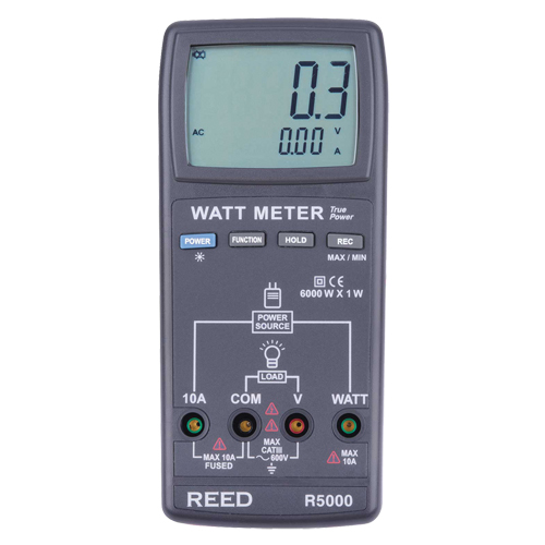 Wattm&egrave;tre v.e.v. avec certificat de calibration Equipex