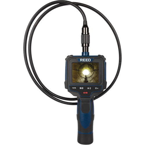 Recordable Borescope Inspection Camera, 2.5" Display, 640 x 480 pixels, 8 mm (0.31") Camera Head Equipex