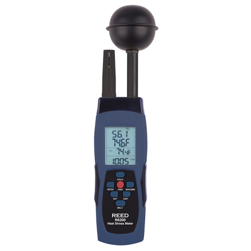 Compteur de contrainte thermique au thermom&egrave;tre-globe mouill&eacute; (WBGT) Equipex