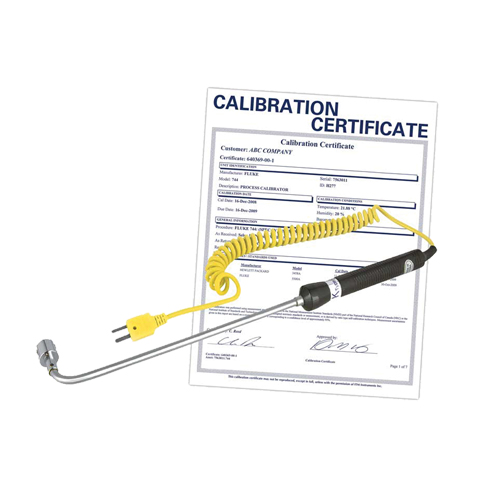 Sonde thermocouple de surface &agrave; angle droit avec certificat de calibration, 500 °C (932°F) Temp. max. Equipex