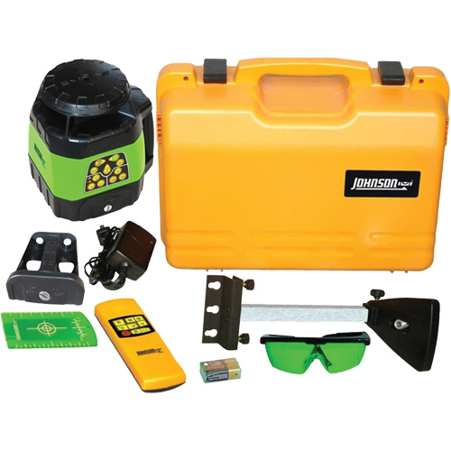 Green Beam Self-Leveling Horizontal & Vertical Rotary Laser, 400' (120 m), 532 Nm Equipex