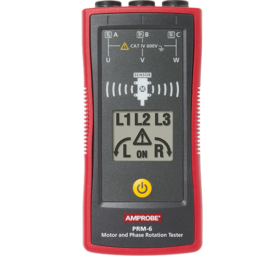 V&eacute;rificateur de l'ordre de phase et de la rotation des moteurs PRM-6 Equipex