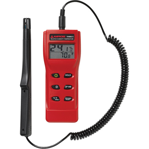 THWD-5 Relative Humidity & Temperature Meter, 0% - 100% RH, 14°- 140° F ( -10° - 60° C ) Equipex