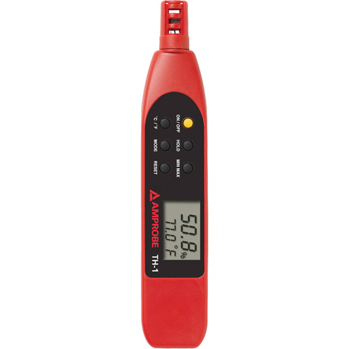 TH-1 Relative Humidity & Temperature Probe Meter, 4% - 95% RH, -4°- 122° F ( -20° - 50° C ) Equipex