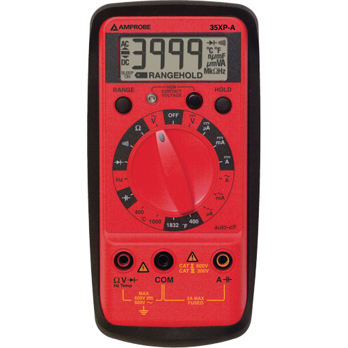 Multim&egrave;tre num&eacute;rique 35XP-A, Tension c.a./c.c., Courant c.a./c.c. Equipex