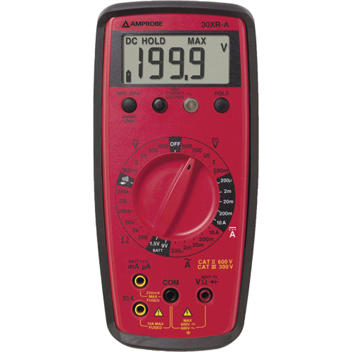 Multim&egrave;tre num&eacute;rique 30XR-A, Tension c.a./c.c., Courant c.a./c.c. Equipex