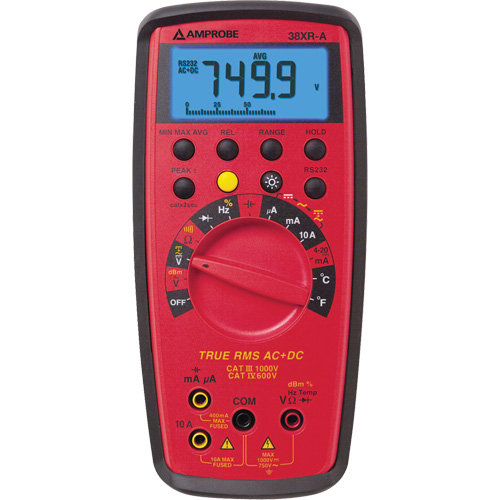 38XR-A Digital Multimeter, AC/DC Voltage, AC/DC Current Equipex
