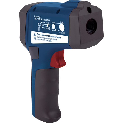 Thermom&egrave;tre &agrave; infrarouge professionnel, -26 - 1472° F ( -32 - 800° C ), 30:1, &eacute;missivit&eacute; Ajustable Equipex