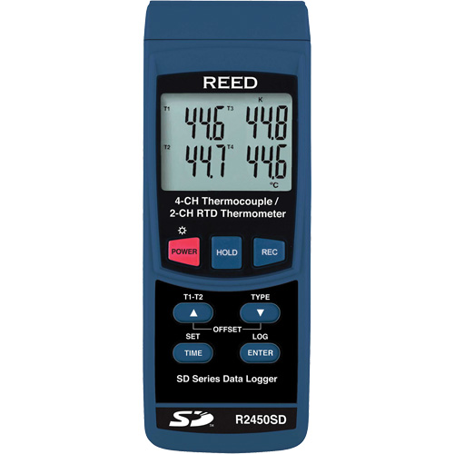 Data Logging Thermocouple Thermometer Equipex