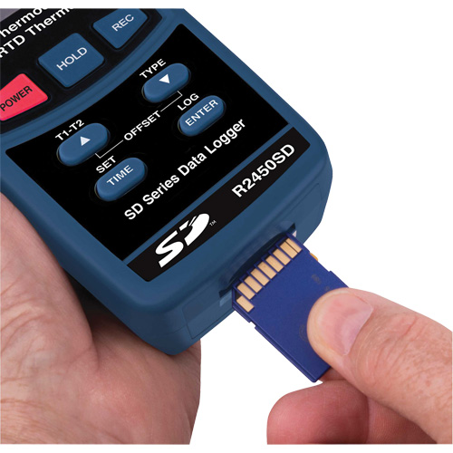 Data Logging Thermocouple Thermometer Equipex