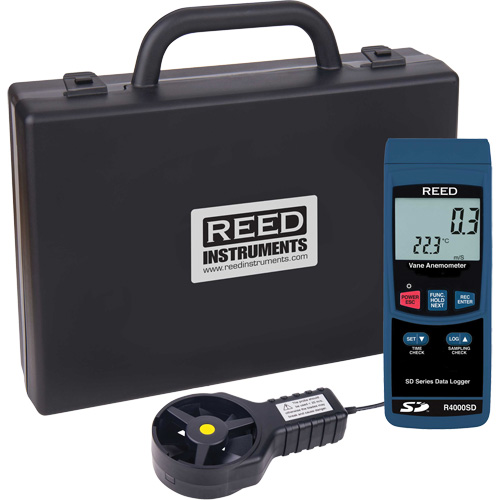 Thermo-Anemometer, Data Logging, 0.4 - 30 m/sec Air Velocity Range Equipex